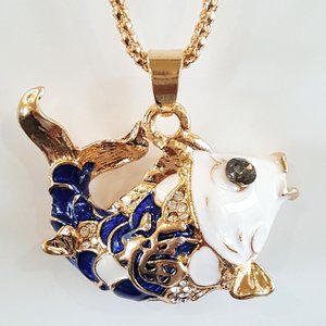 Koi Fish Pendant Necklace